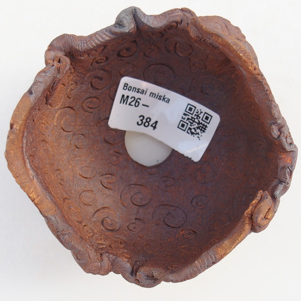 Keramikschale 8 x 7,5 x 7 cm , Farbe braun