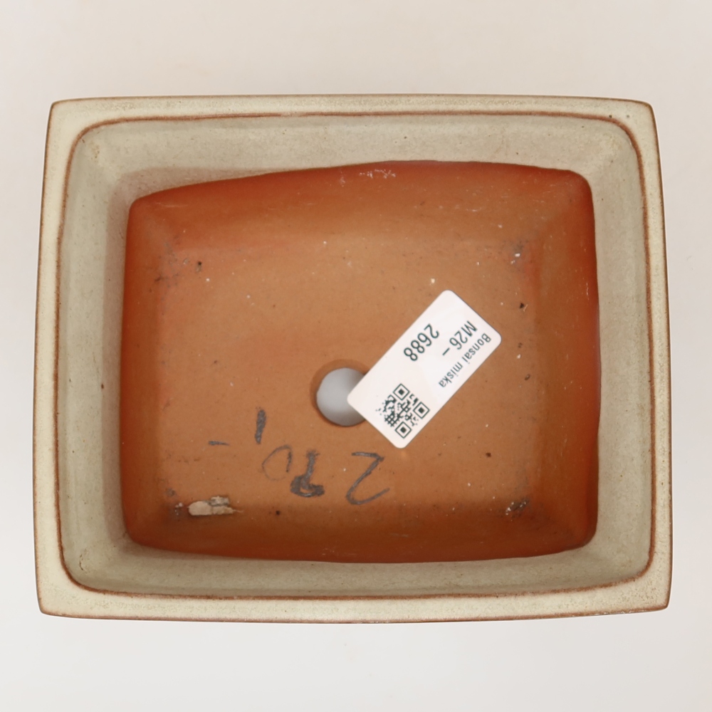 Keramikschale  14,5 x 12,5 x 7 cm, Farbe: Beige