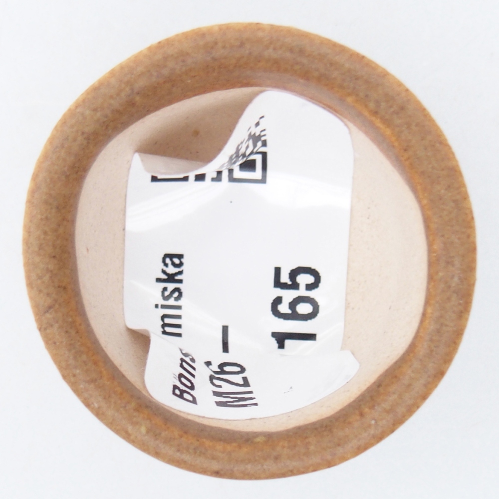 Mini-Bonsaischale 4 x 4 x 2 cm, braun