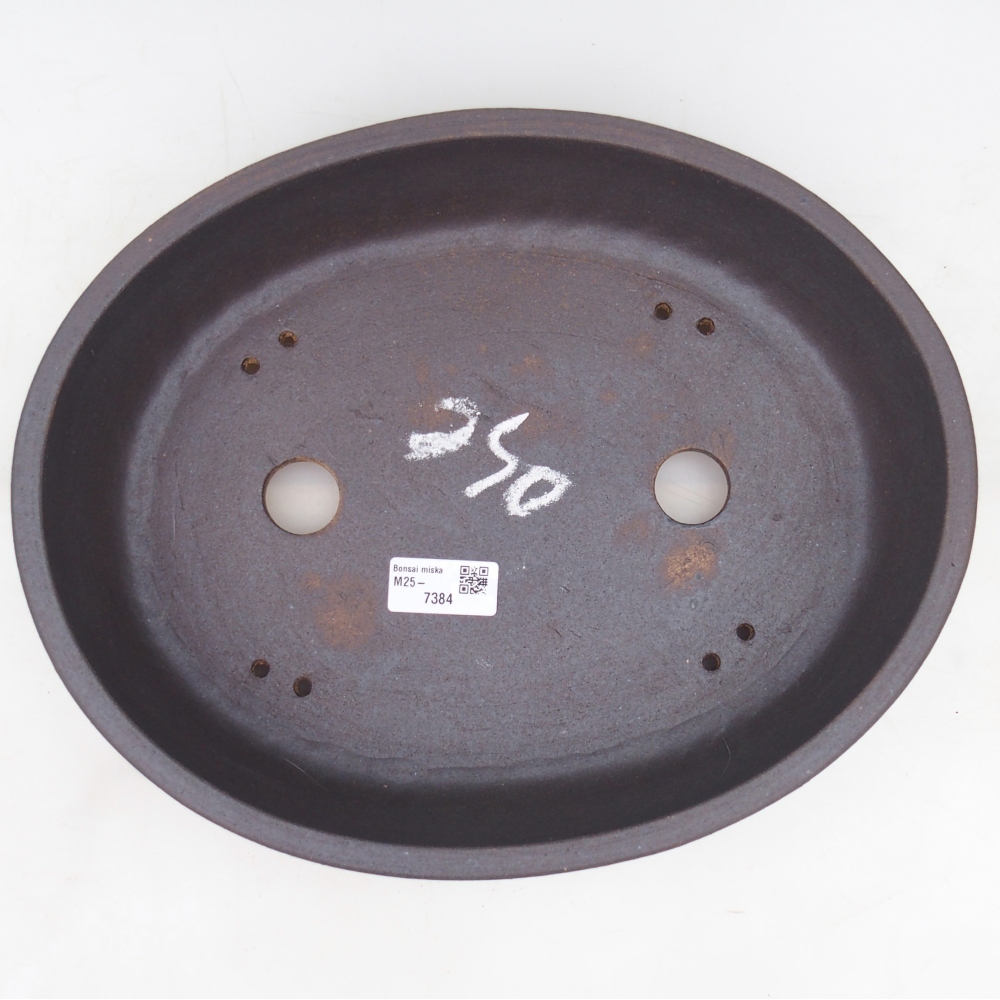 Bonsaischale 32,5 x 26 x 7 cm , Farbe braun