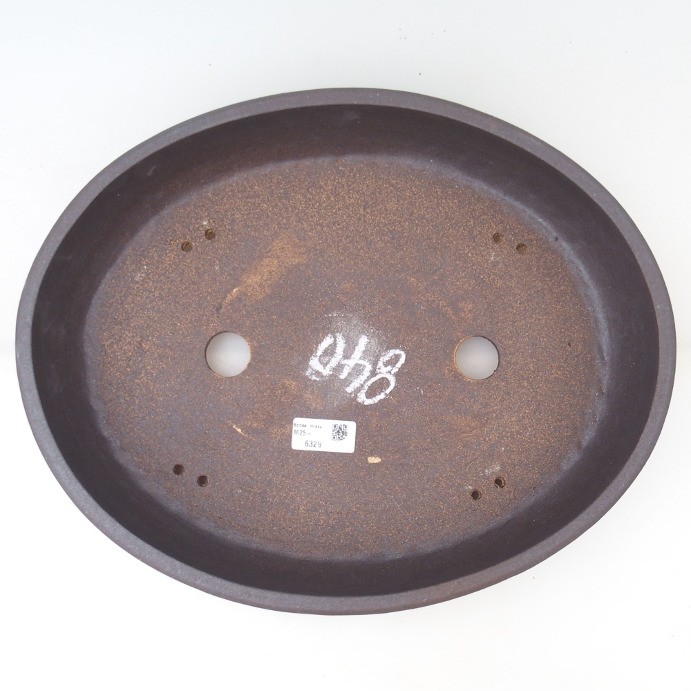 Bonsaischale 38,5 x 31 x 7,5 cm , Farbe braun