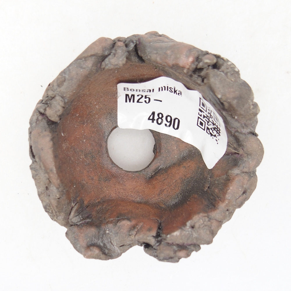 Keramikschale 6 x 6 x 4 cm, Farbe braun