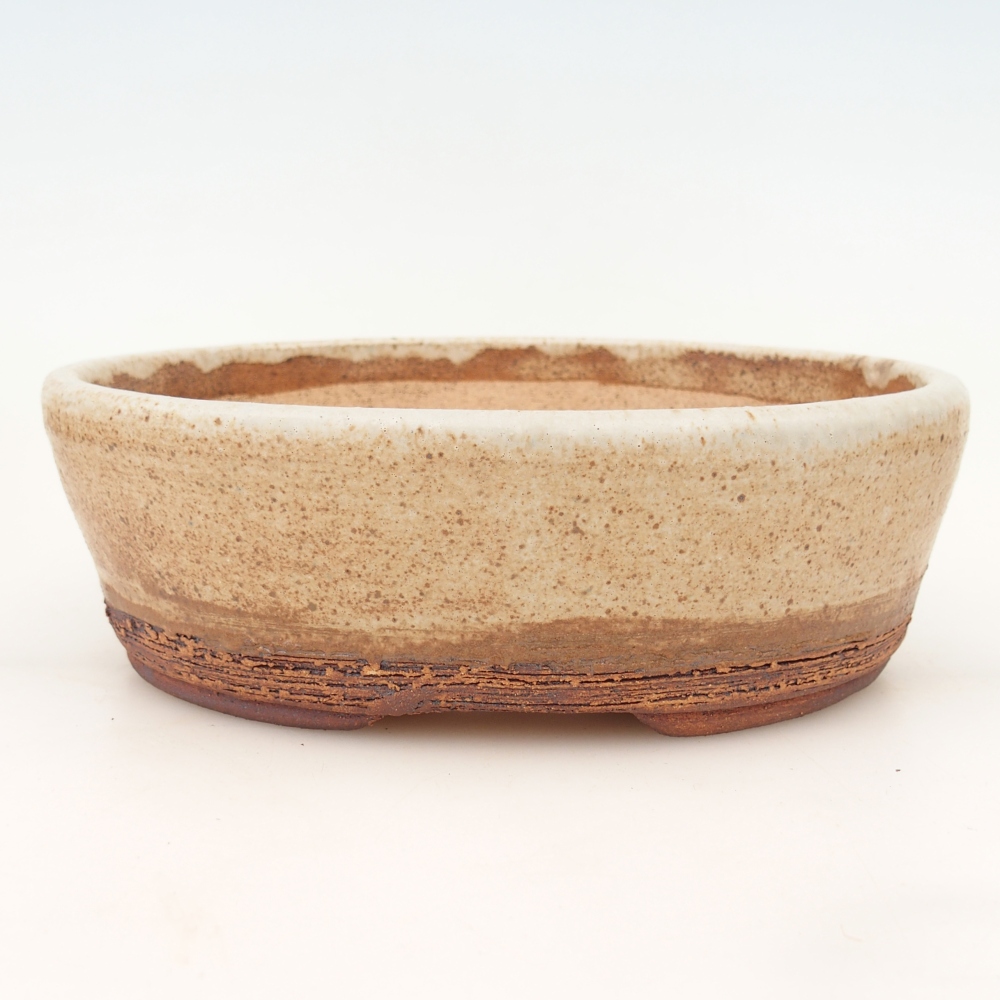 Bonsaischale 20 x 16,5 x 6,5 cm , Farbe beige