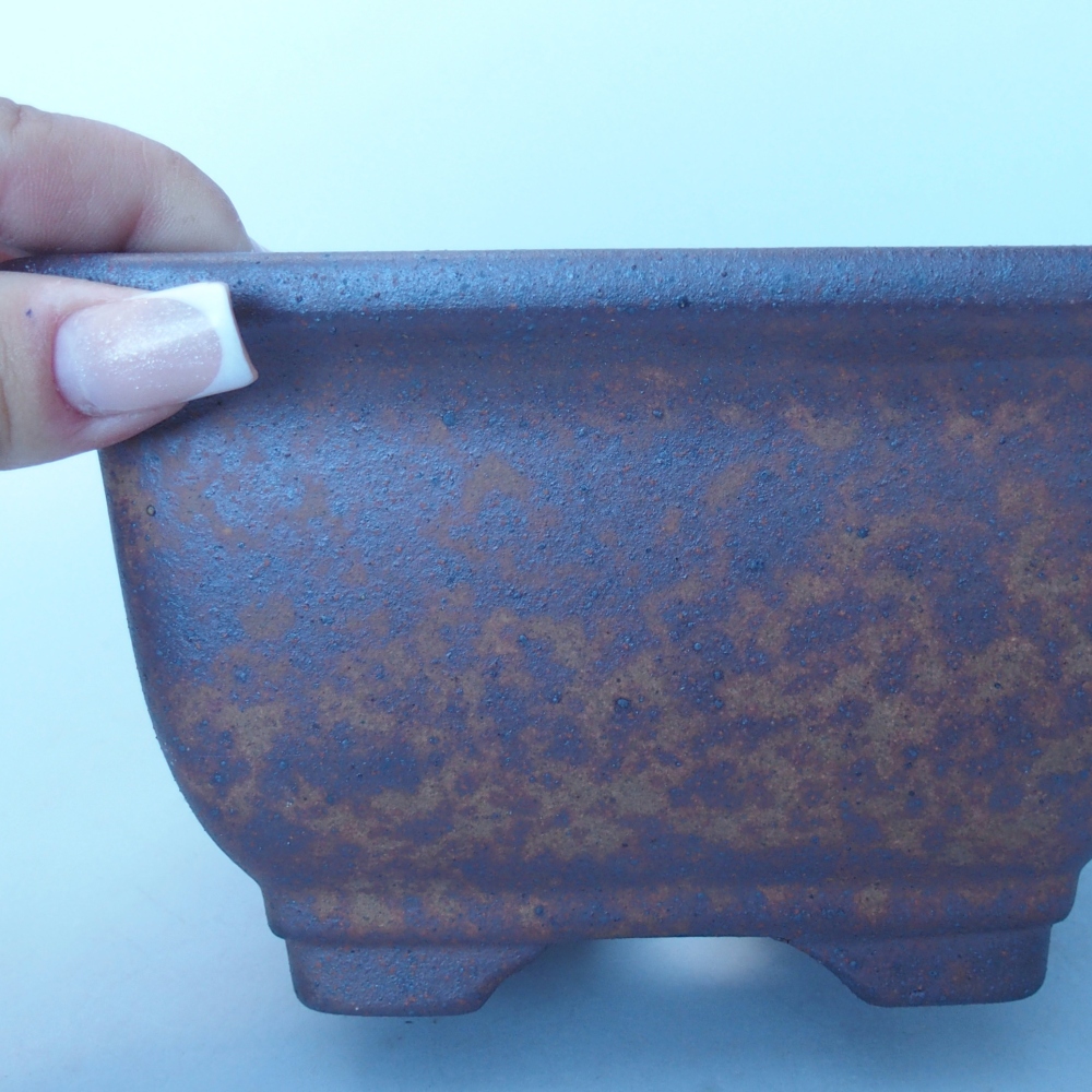 Schale 15,5 x 15,5 x 9 cm braun