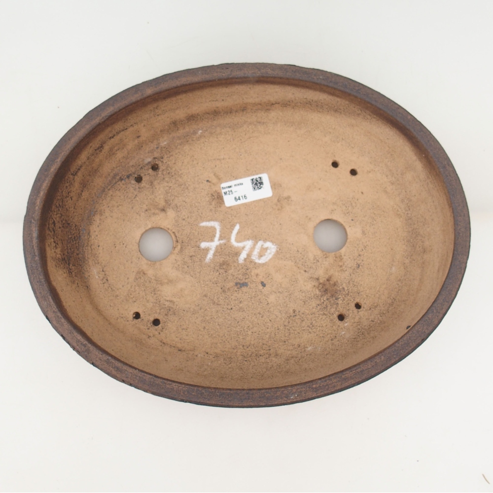 Bonsaischale 33 x 25,5 x 8,5 cm , Farbe braun