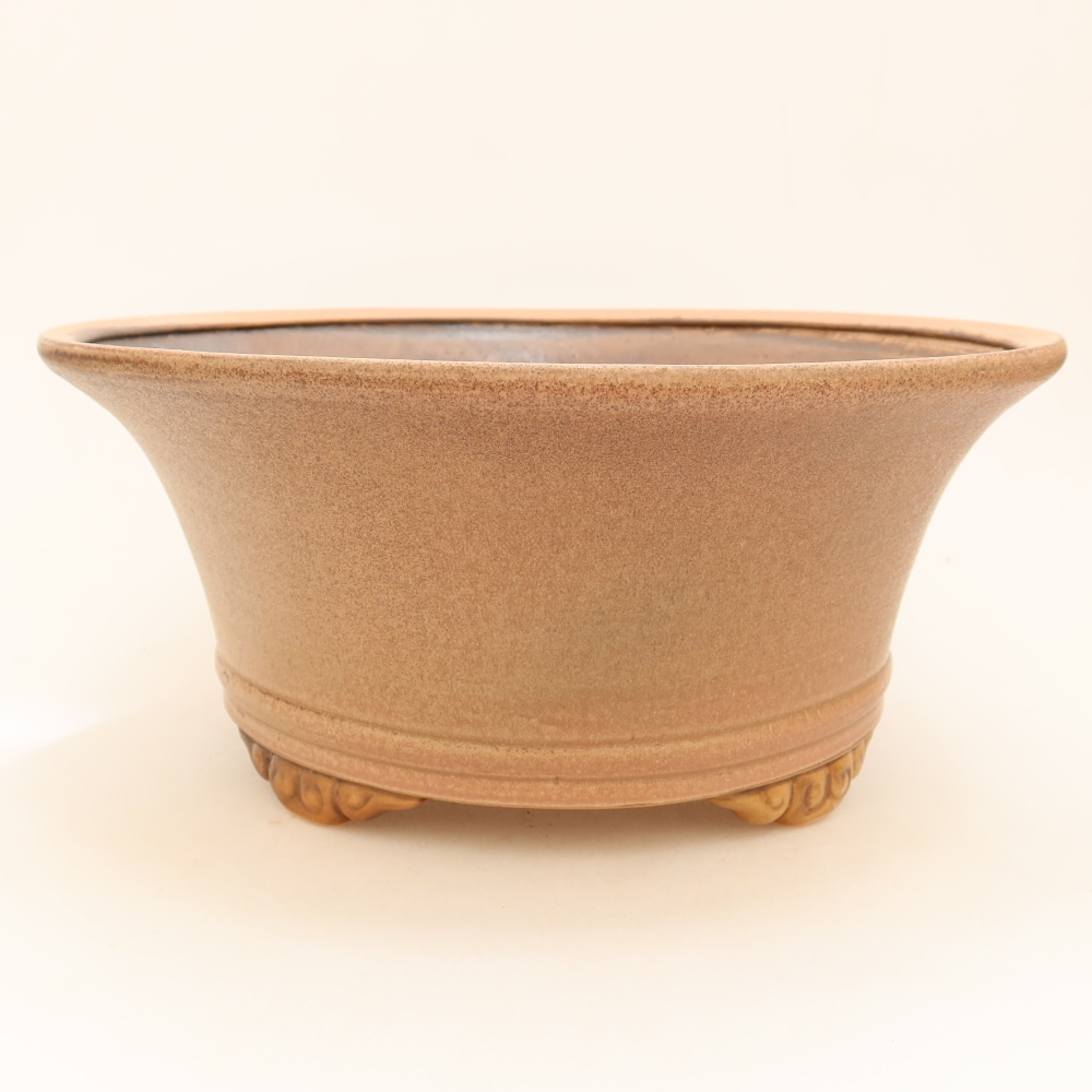 Bonsaischale aus Keramik 29 x 29 x 12 cm, rosa