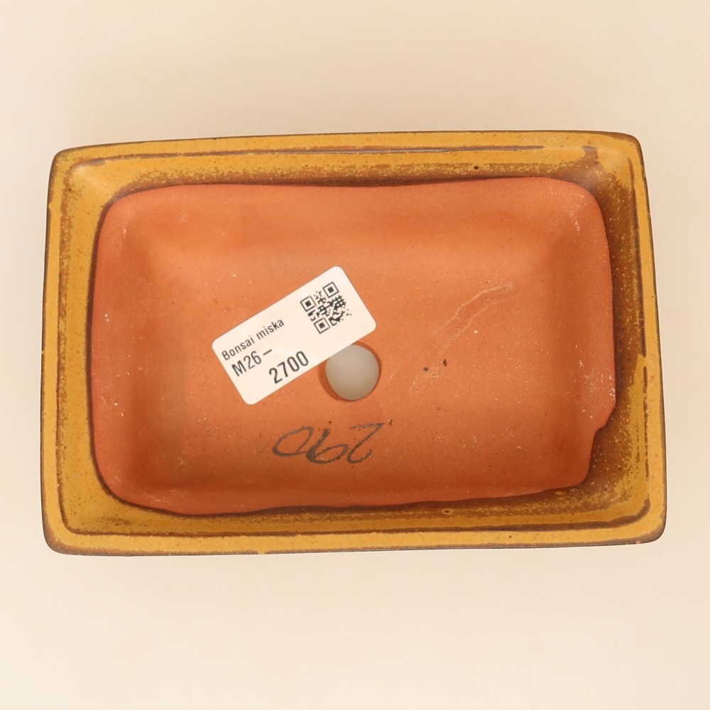 Keramikschale  14,5 x 10 x 5 cm, Farbe: Gelb