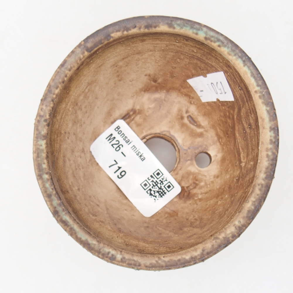 Bonsaischale aus Keramik 8,5 x 8,5 x 5 cm, grün