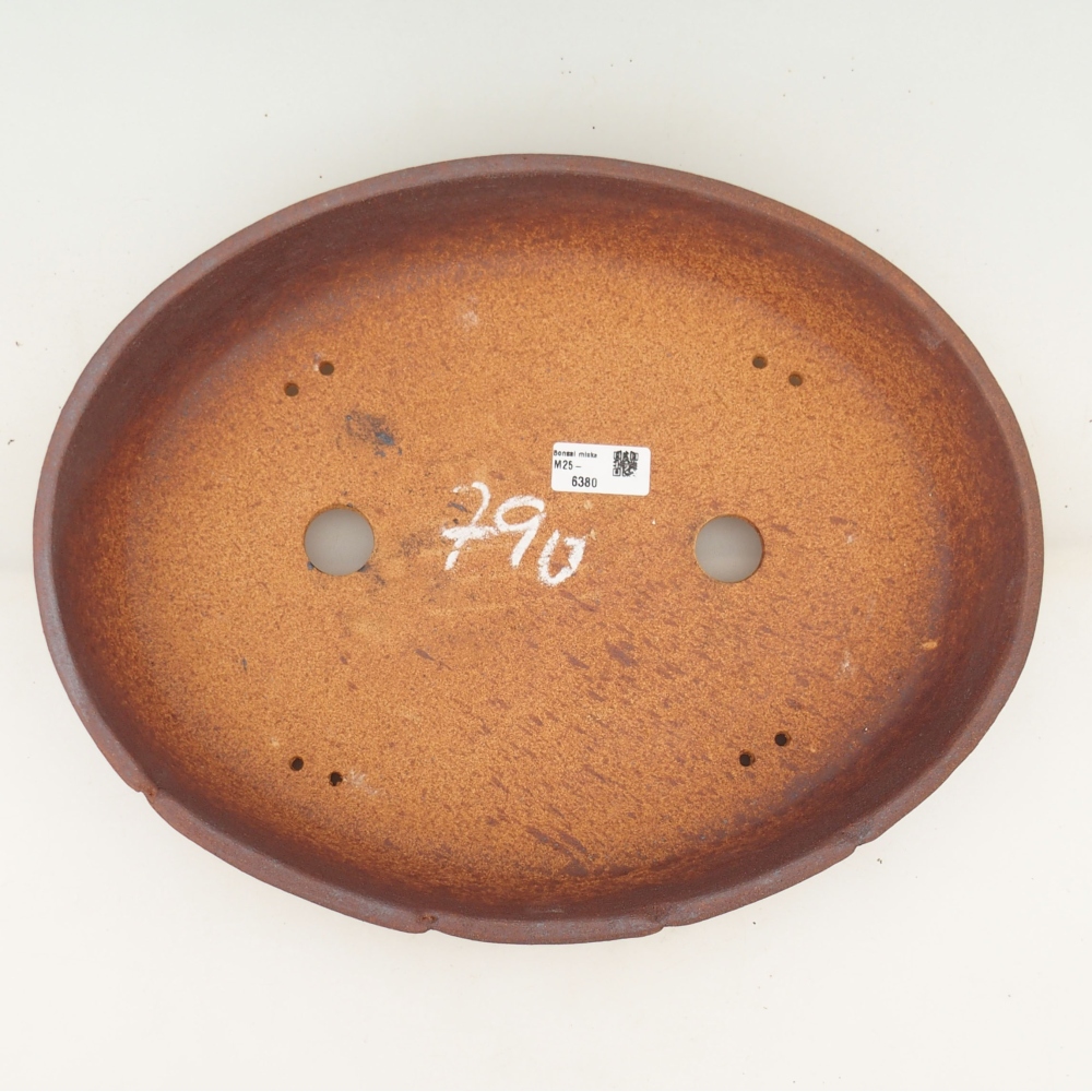 Bonsaischale 38 x 30 x 6,5 cm , Farbe braun