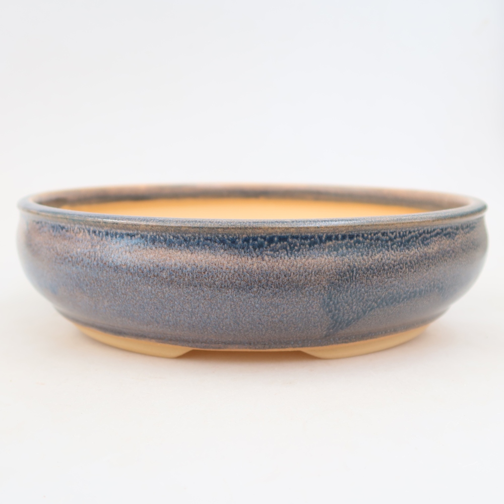 Keramik-Bonsai-Schale 25 x 25 x 6 cm, Farbe: Blau