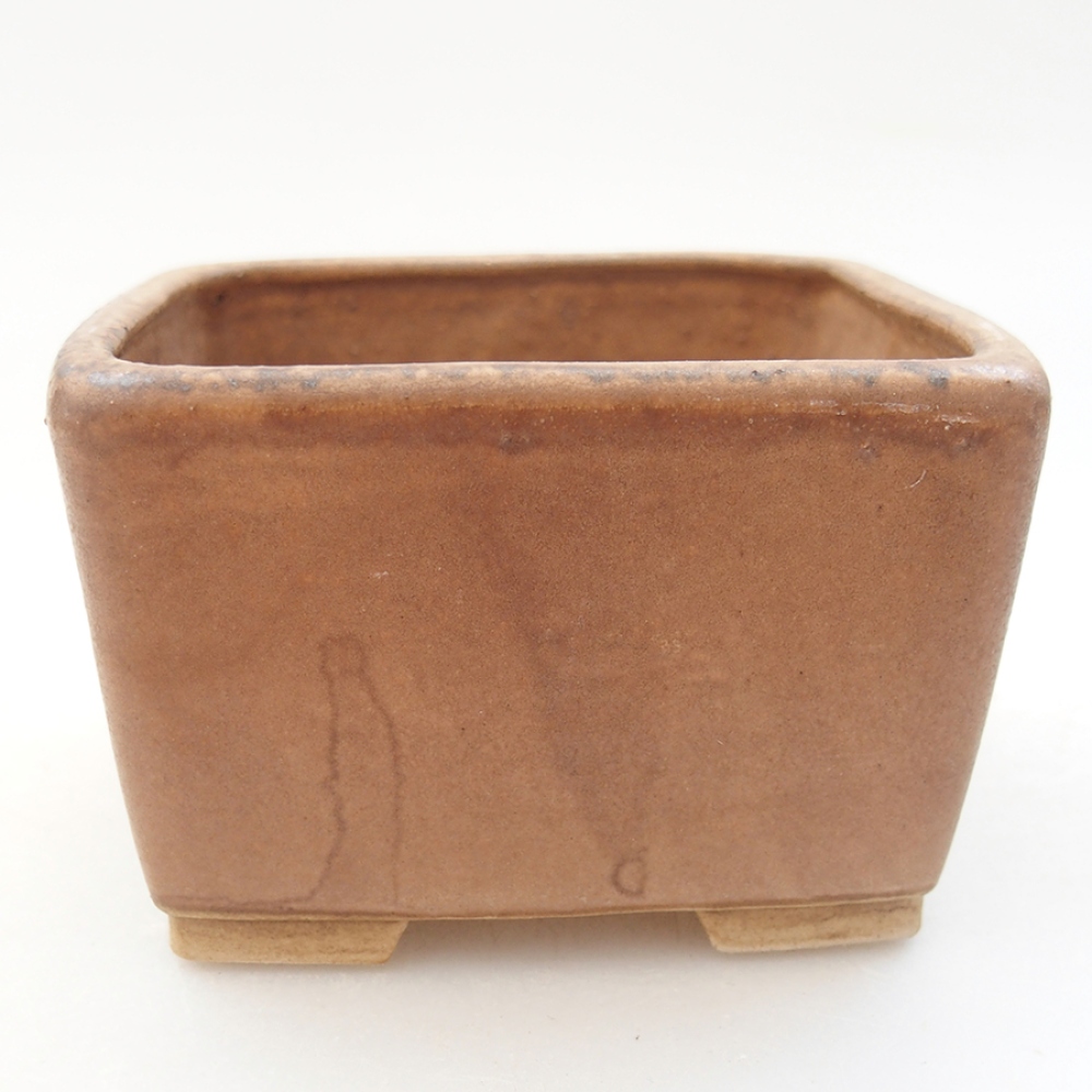 Bonsaischale aus Keramik 8,5 x 8,5 x 5,5 cm,  Farbe rosa