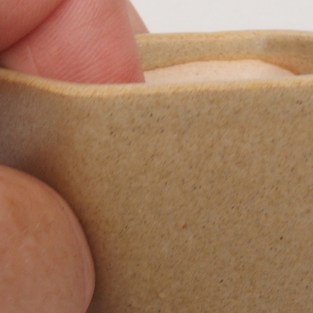Mini-Bonsaischale 5 x 5 x 5  cm, Farbe braun