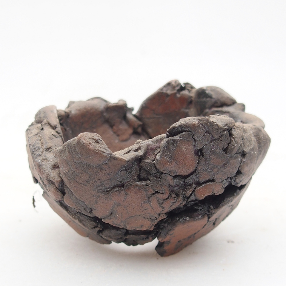Keramikschale 6 x 6 x 4 cm, Farbe braun