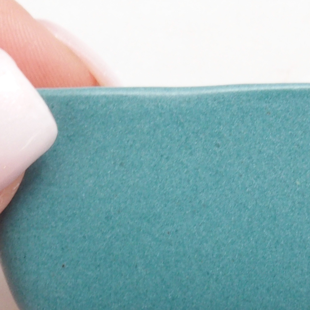 Keramik Bonsai Schale 5 x 5 x 3 cm, Farbe blau