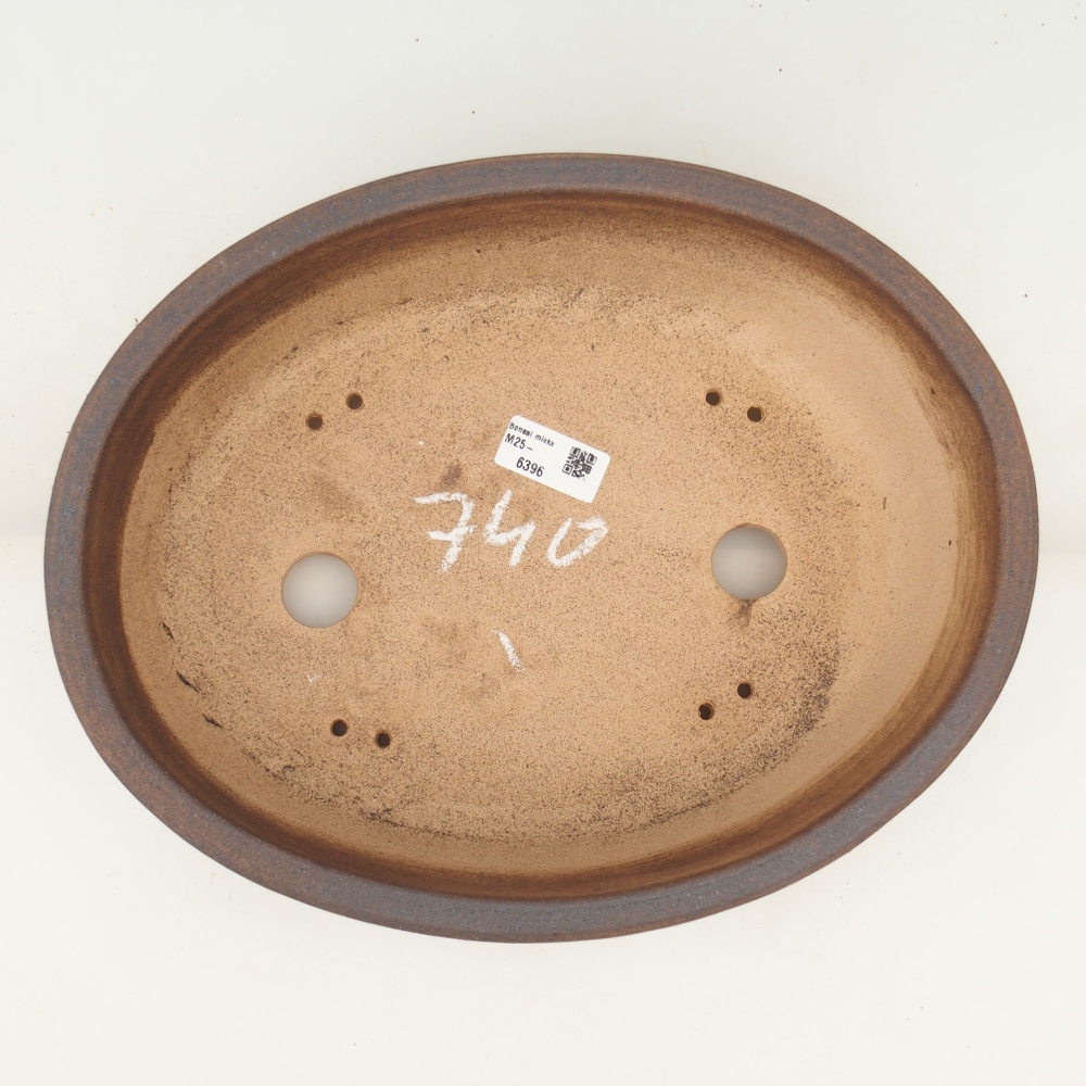 Bonsaischale 32,5 x 25,5 x 9,5 cm , Farbe braun