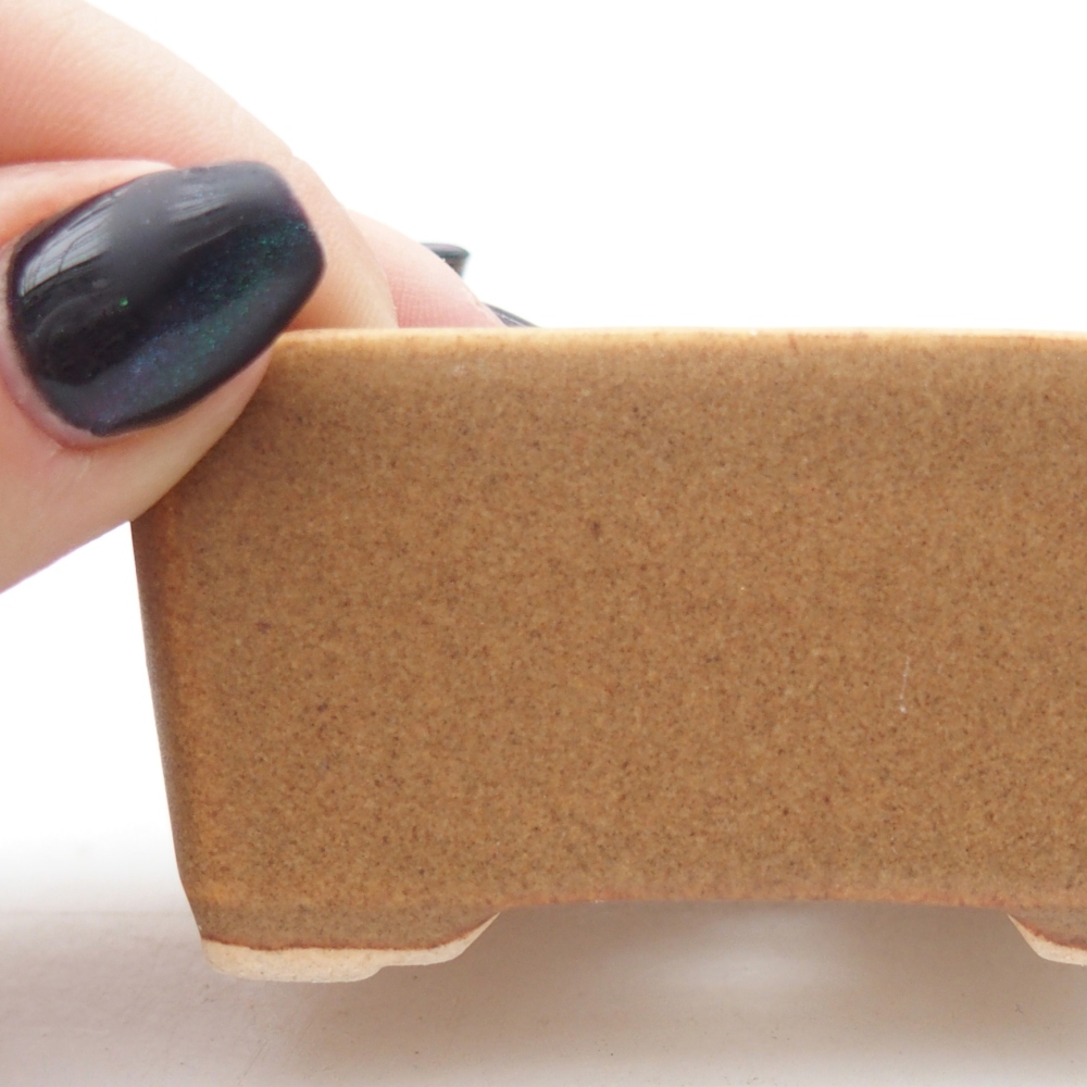 Mini-Bonsaischale 7 x 5 x 3,5 cm, braun
