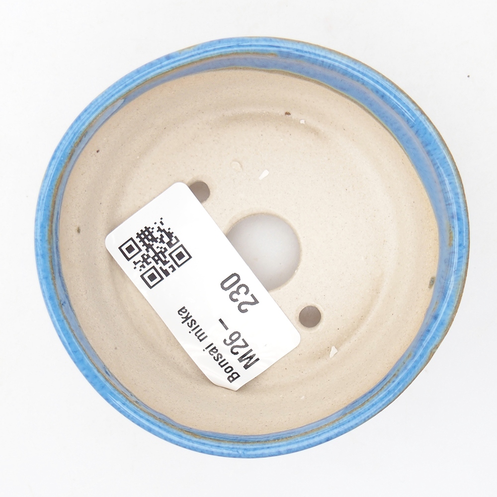 Mini-Bonsaischale 7 x 7 x 3 cm, blau