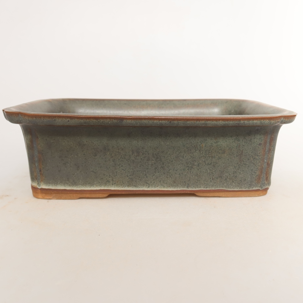 Keramikschale  20 x 15,5 x 5,5 cm, Farbe: braun