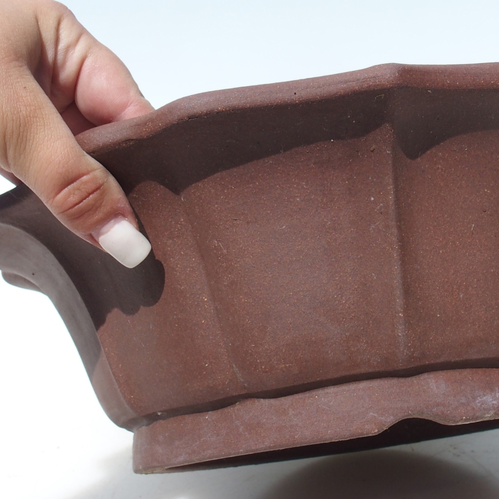 Bonsaischale 30,5 x 30,5 x 10 cm - braun