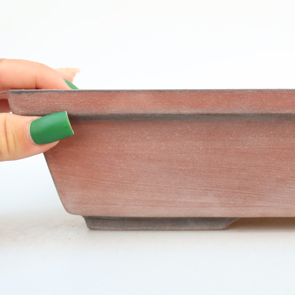 Keramikschale  25,5 x 19 x 7 cm, Farbe: Ziegelrot