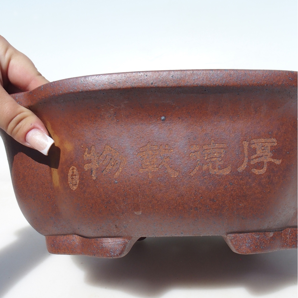 Schale 31 x 24,5 x 10,5 cm braun