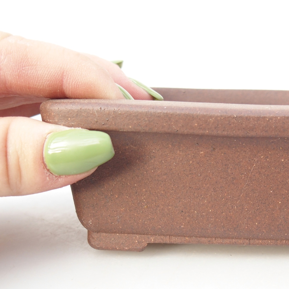 Schale 12 x 8,5 x 4,5 cm braun