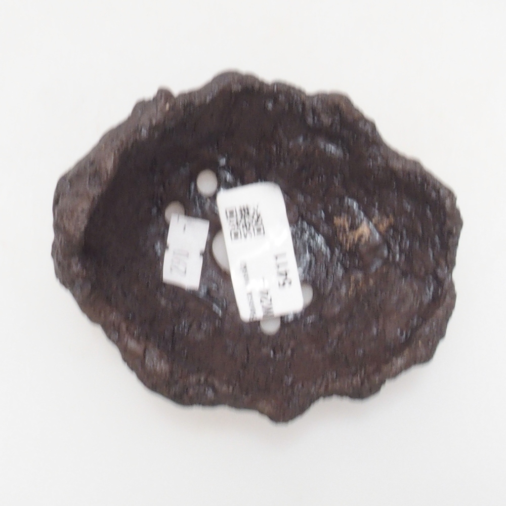 Keramikschale 9 x 7,5 x 9 cm, braun Farbe