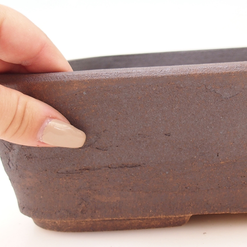 Bonsaischale 30 x 25 x 8 cm , Farbe braun