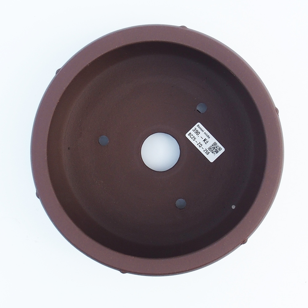 Schale 24 x 24 x 10,5 cm braun