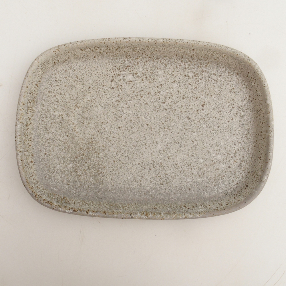 Bonsai-Schale + Untertasse H25 - 23 x 17 x 5,5 cm - Beige