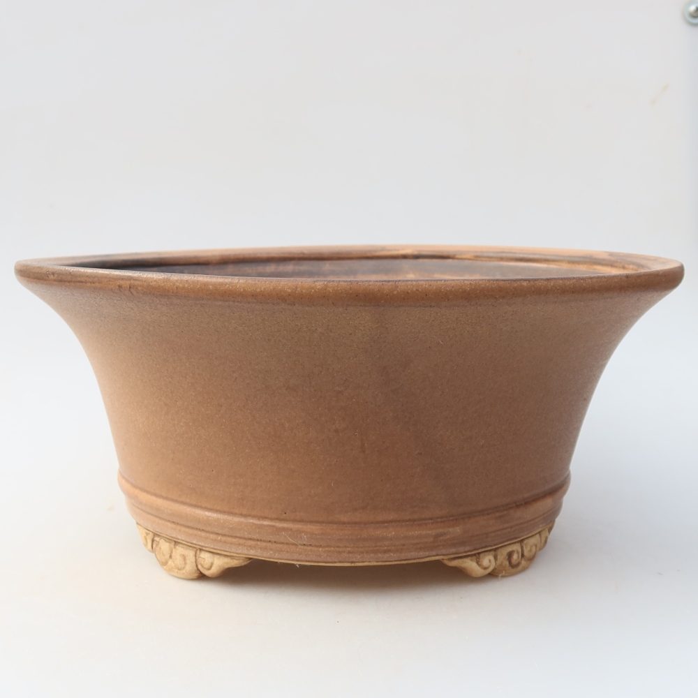 Keramik-Bonsai-Schale 29 x 29 x 12,5 cm, Farbe: Rosa