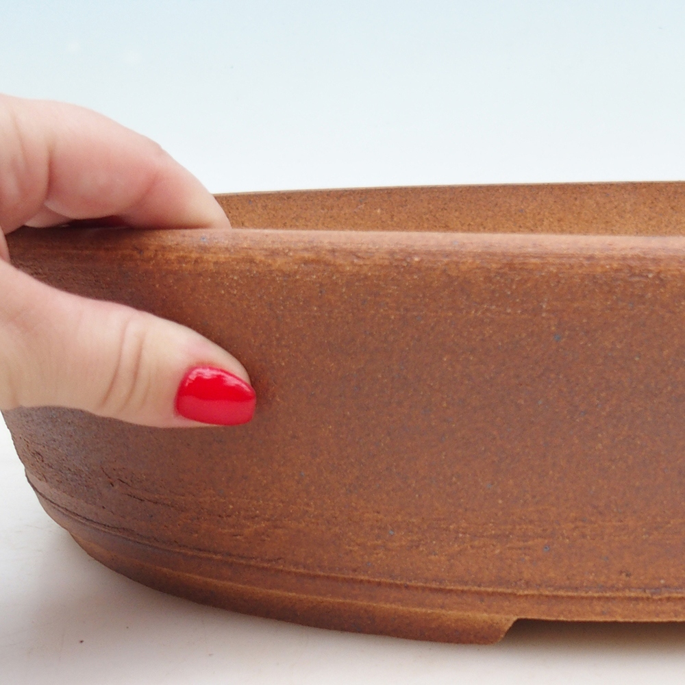 Bonsaischale 39 x 31 x 8,5 cm , Farbe braun