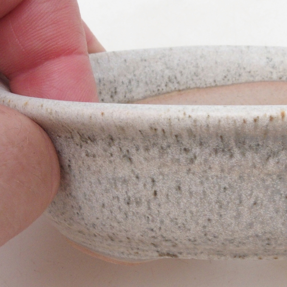 Bonsai-Schale H04 – 10,5 x 7,5 x 3 cm – beige