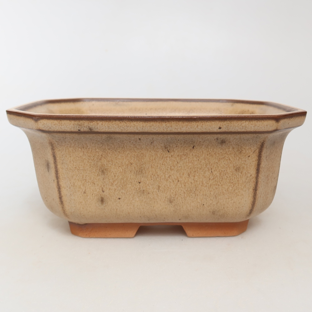 Keramikschale  15 x 12 x 7 cm, Farbe: Beige