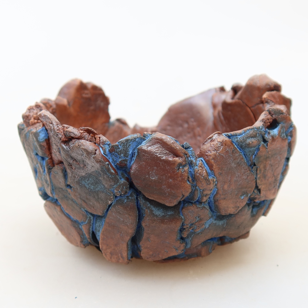 Keramikschale 9 x 8,5 x 5 cm, Farbe: Blau