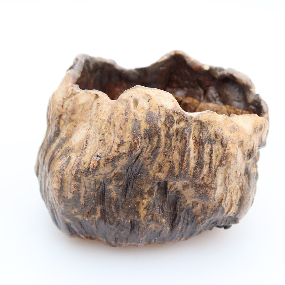 Keramikschale  6,5 x 5 x 6 cm, Farbe: braun