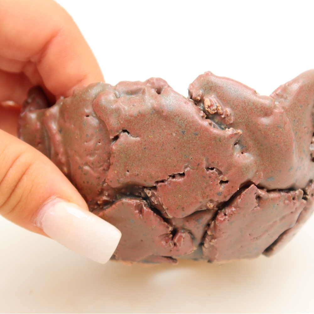 Keramikschale  10,5 x 10,5 x 6 cm, Farbe: Rosa