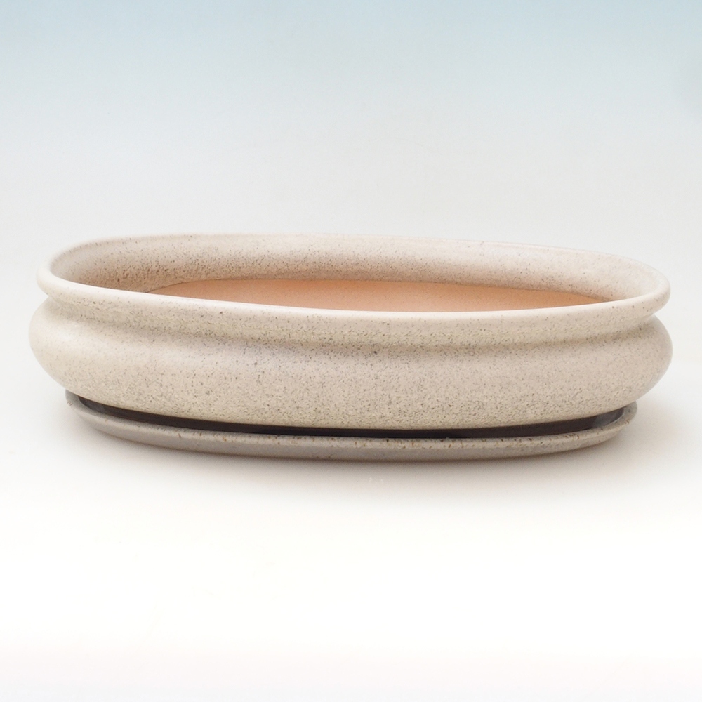 Bonsai-Schale + Untertasse H01 – 12 x 9 x 5 cm