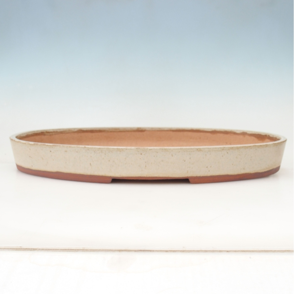 Bonsaischale 48 x 31 x 5 cm , Farbe beige - NUR PERSÖNLICHE ABHOLUNG ODER PALLETTENVERKEHR