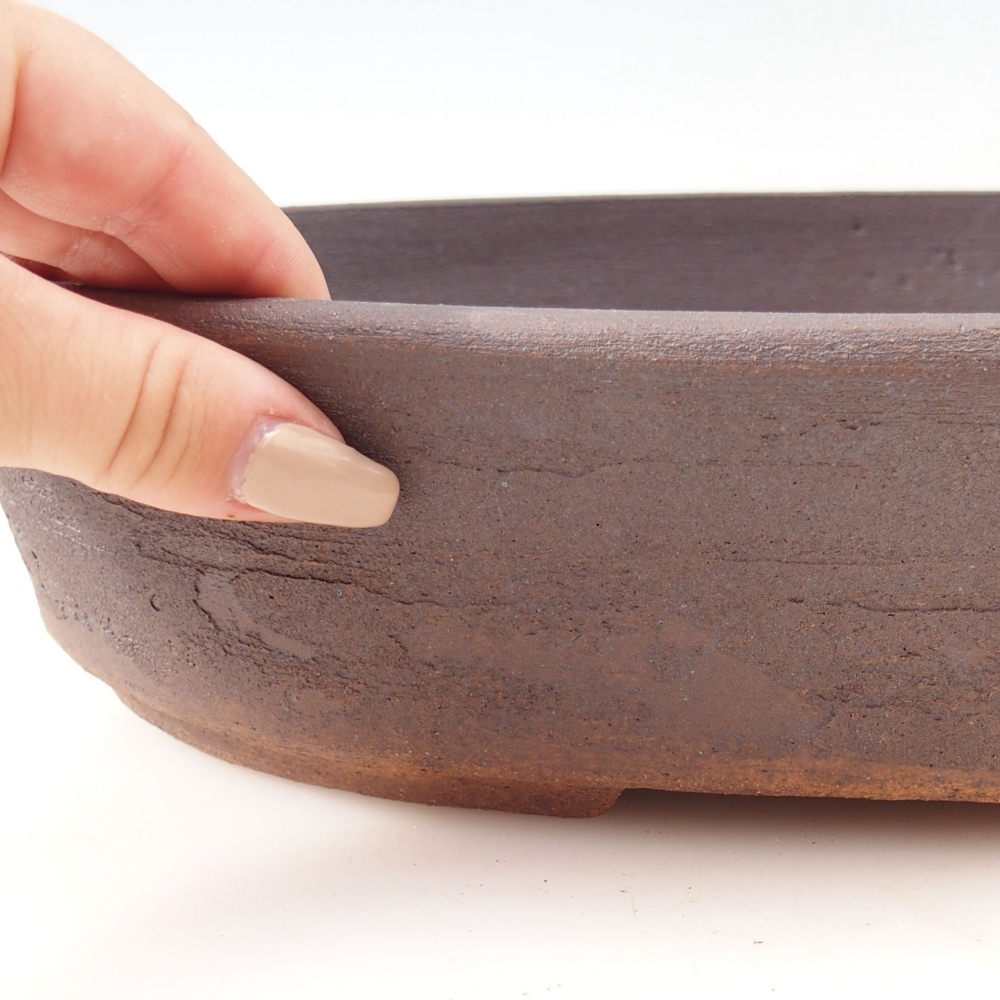 Bonsaischale 32,5 x 25 x 7 cm , Farbe braun