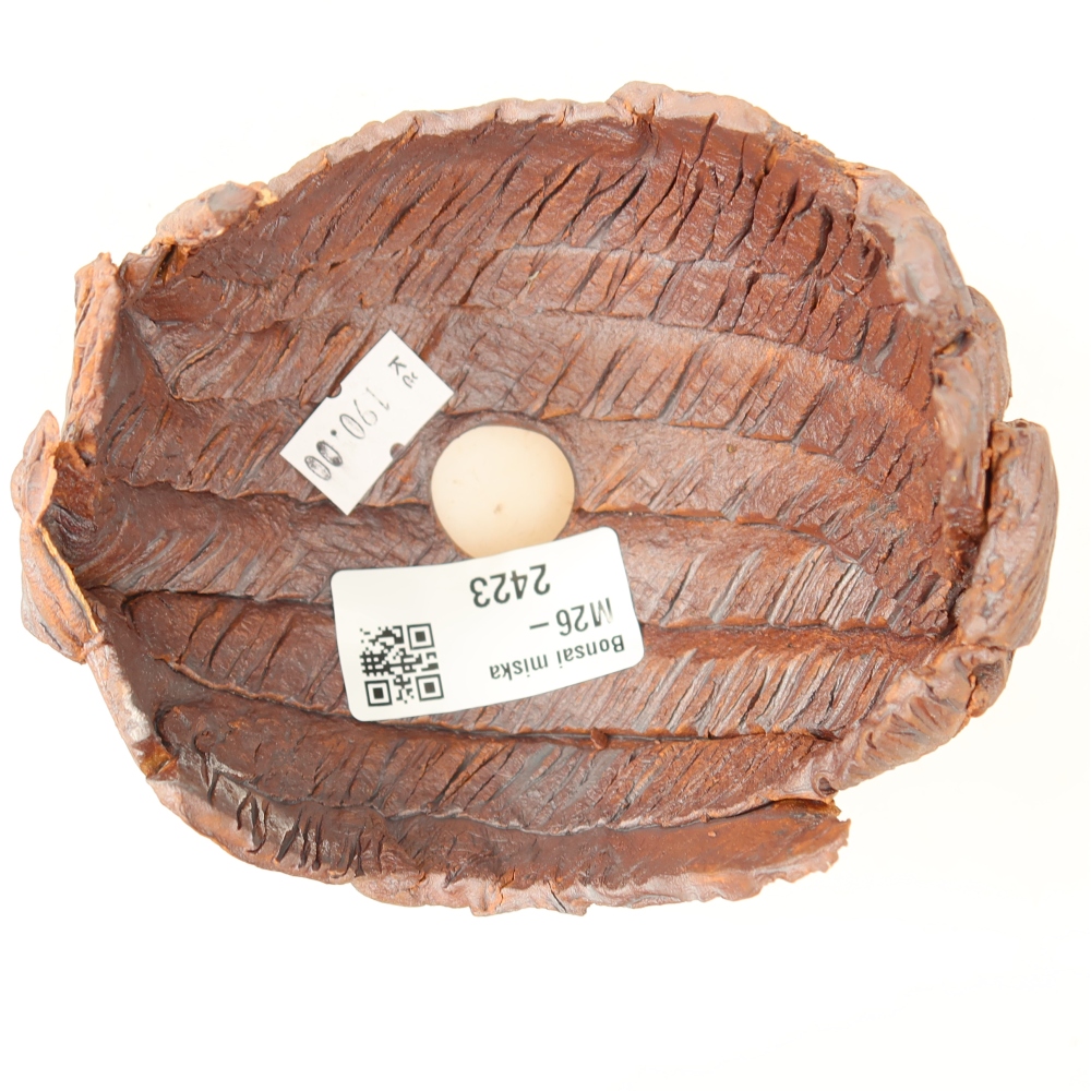 Keramikschale  10,5 x 9,5 x 8,5 cm, Farbe: braun