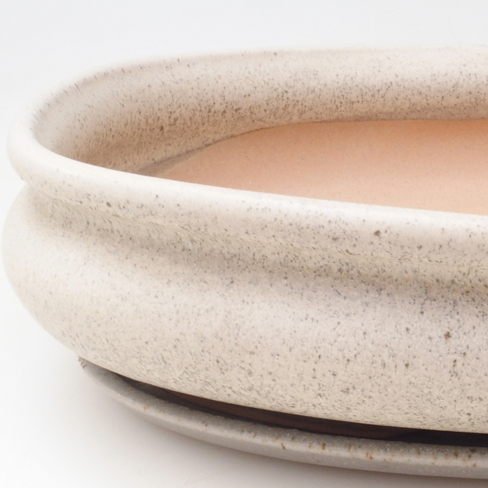 Bonsai-Schale + Untertasse H01 – 12 x 9 x 5 cm