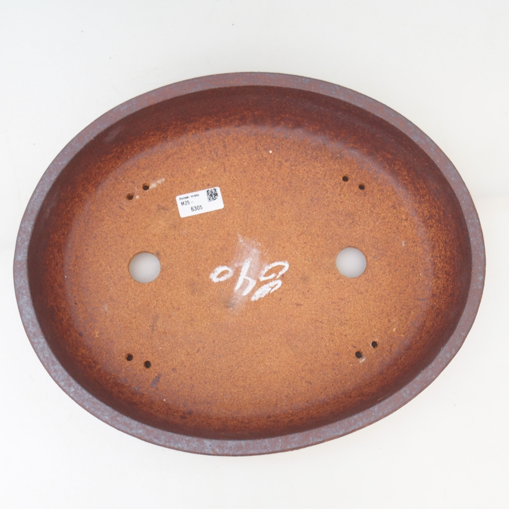 Bonsaischale 37,5 x 31,5 x 8,5 cm , Farbe braun