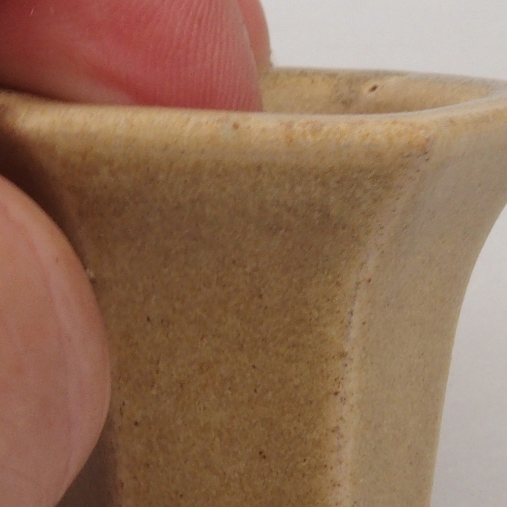 Mini-Bonsaischale 4 x 3,5 x 3  cm, Farbe braun