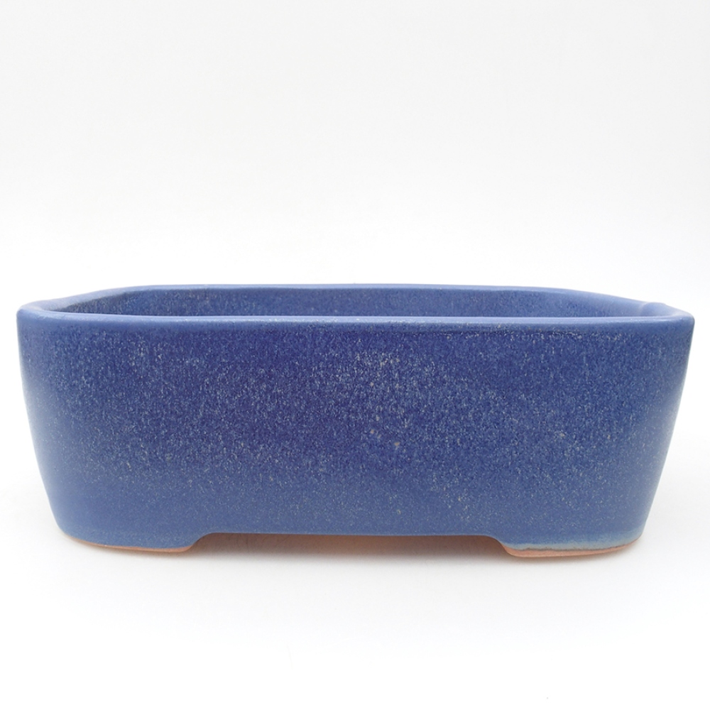 Keramik-Bonsaischale 23 x 18 x 7,5 cm, Farbe Blau