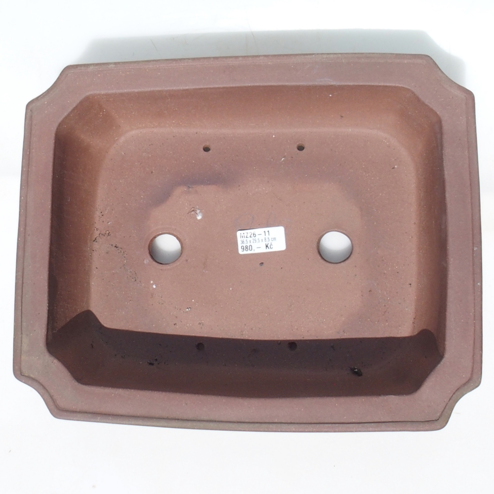 Bonsaischale 35,5 x 29,5 x 8,5 cm - braun