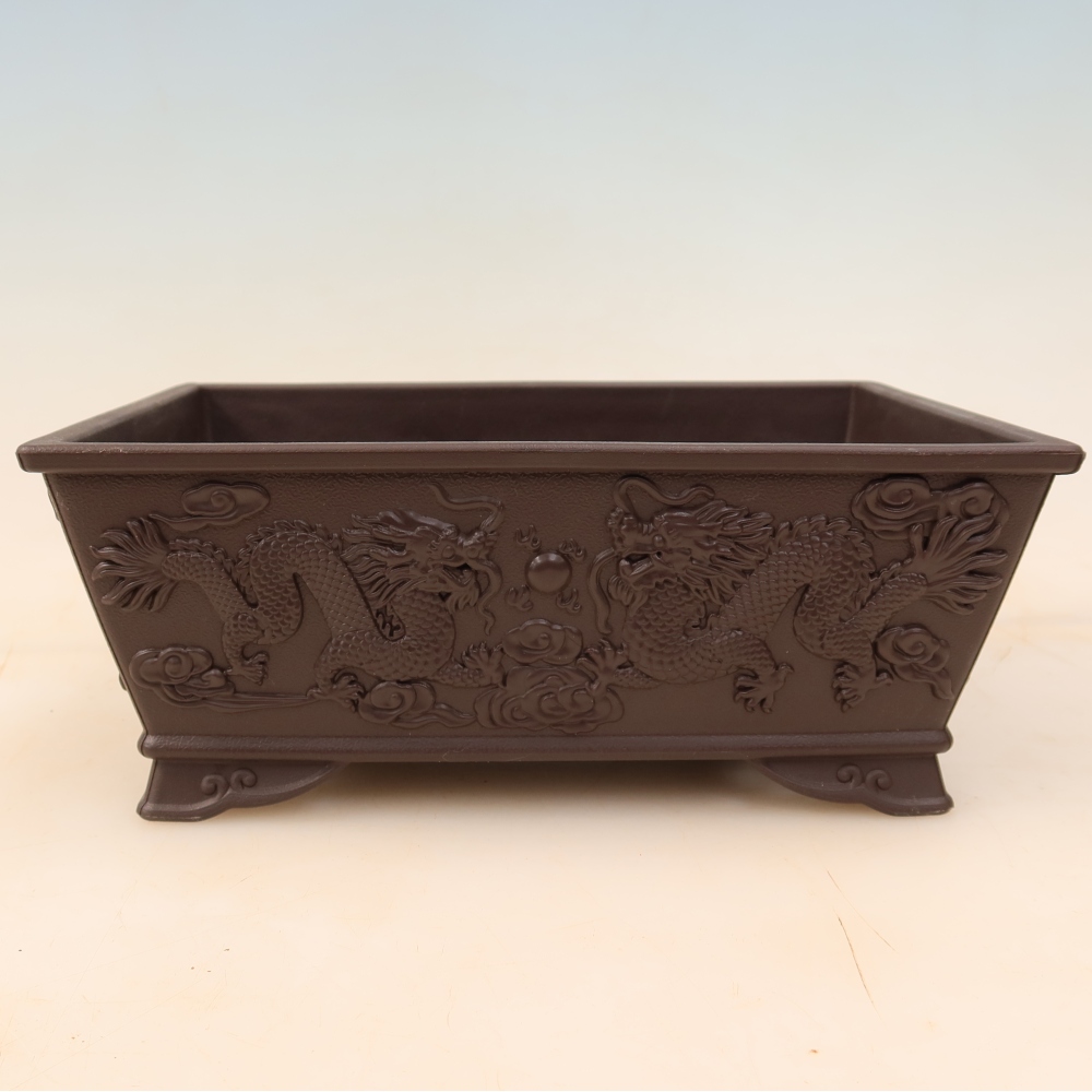 Bonsai-Schale + Untersetzer aus Kunststoff MP-36 – 22,5 x 16 x 9 cm
