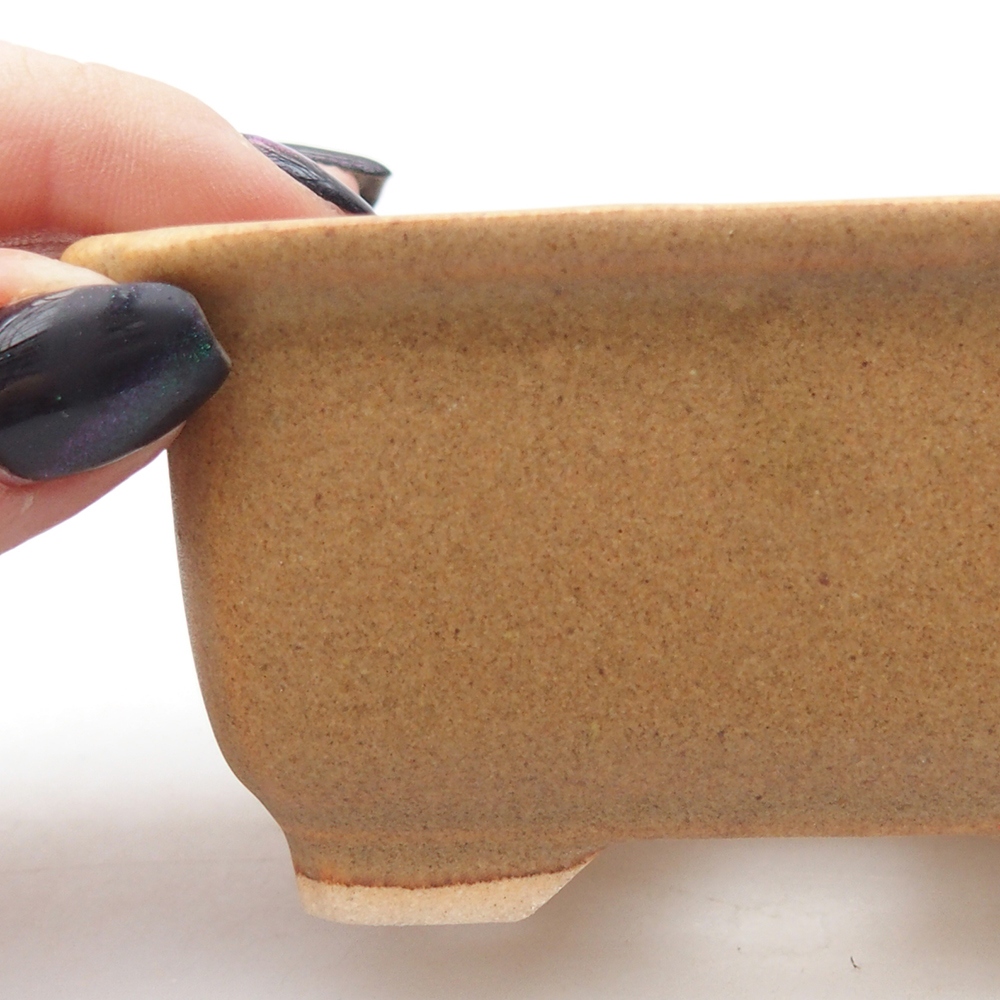 Mini-Bonsaischale 9 x 7 x 4,5 cm, braun