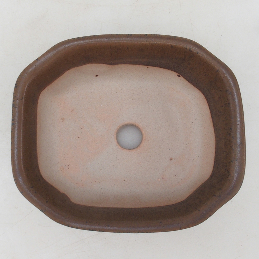 Bonsai-Schale H31 - 14 x 12 x 5,5 cm - braun
