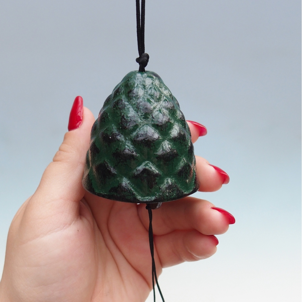 Metall-Windspiel, grün